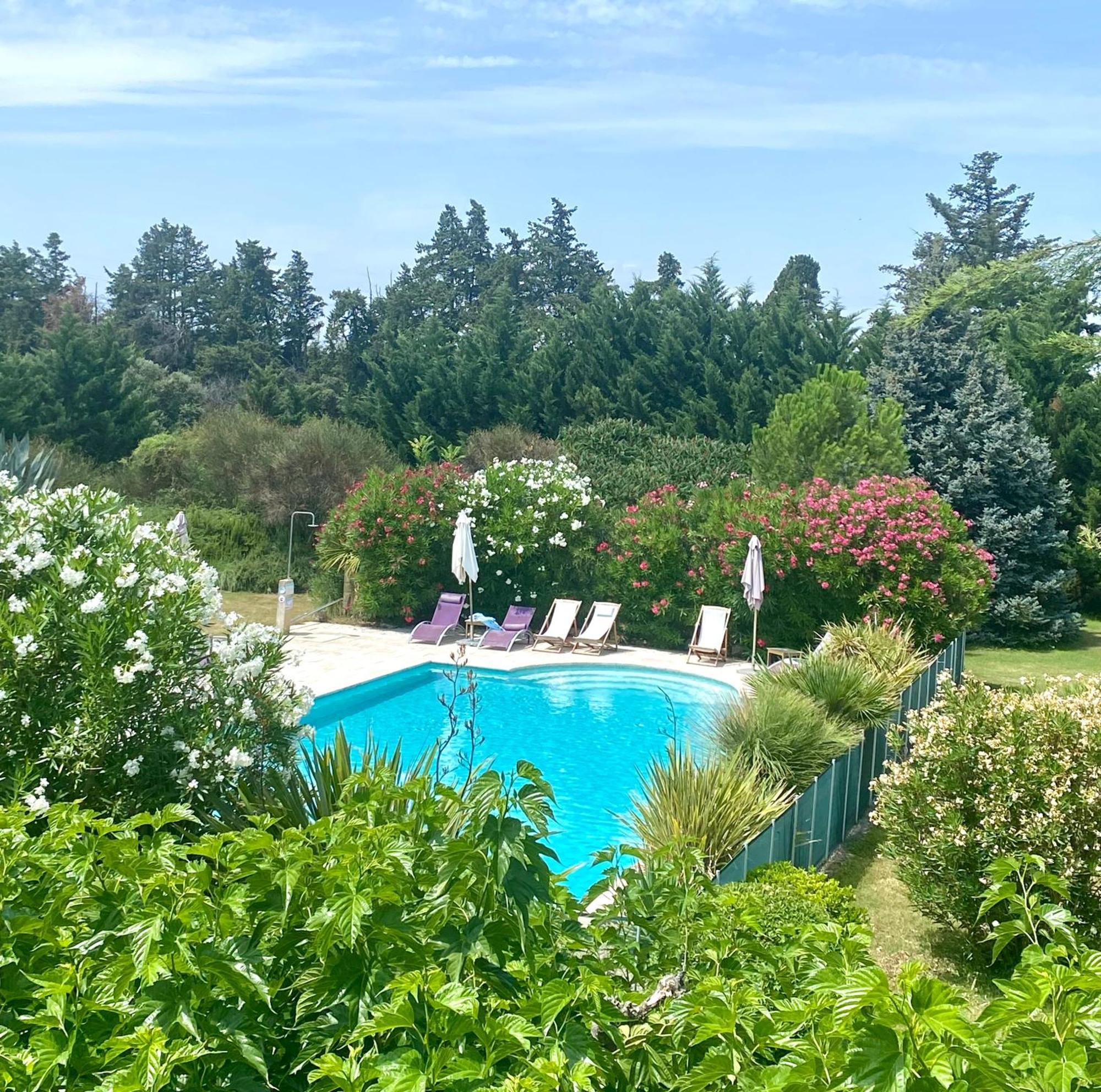 Mas Les Fleurs D'Hilaire Bed & Breakfast Monteux Bagian luar foto